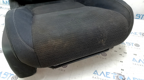 Пасажирське сидіння Honda Insight 19-22 без airbag, механічне, тканина, чорне, підігрів, під хімчистку, іржа, подряпини на накладці