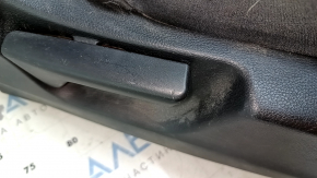 Пасажирське сидіння Honda Insight 19-22 без airbag, механічне, тканина, чорне, підігрів, під хімчистку, іржа, подряпини на накладці