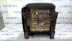 Пасажирське сидіння Honda Insight 19-22 без airbag, механічне, тканина, чорне, підігрів, під хімчистку, іржа, подряпини на накладці