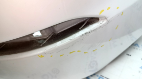 Бампер задний голый Honda Insight 19-22 белый NH-788P, крашен, царапины, трещина
