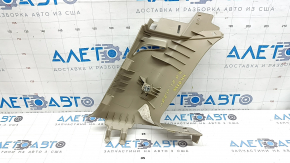Накладка задней стойки правая Jeep Grand Cherokee WK2 16-21 передняя, бежевая, царапины, потерта, под чистку