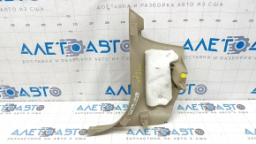 Накладка передней стойки нижняя правая Jeep Grand Cherokee WK2 14-21 бежевая, царапины, под чистку