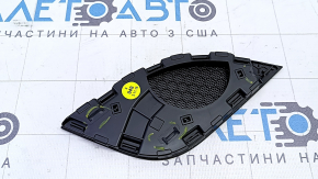 Накладка передней панели правая под динамики Audi A4 B9 17-25 черная, 2 части, сломано крепление