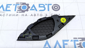 Накладка передней панели левая под динамики Audi A4 B9 17-25 черная, 2 части, сломано крепление