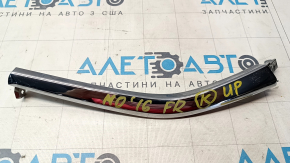 Молдинг переднього бампера хром верхній правий Mitsubishi Outlander 16-22 рест, подряпини