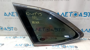 Форточка глухе скло задня ліва Subaru Outback 15-19 хром молдинг, тонування, подряпини на хромі