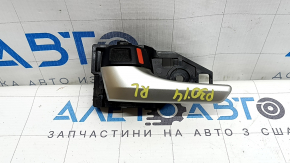 Ручка дверей внутрішня ззаду ліва Toyota Prius 30 11-15 чорна з сірим