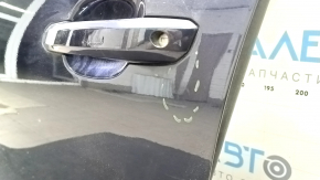Дверь в сборе передняя левая Audi A4 B9 17-19 синий LX5R, keyless, примята