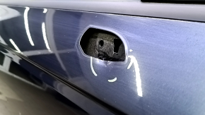 Дверь в сборе передняя правая Audi A4 B9 17-19 синий LX5R, keyless, примята