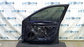 Дверь в сборе передняя правая Audi A4 B9 17-19 синий LX5R, keyless, примята