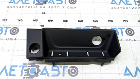 Накладка центральной консоли передняя Audi A4 B9 17-19 черная, под прикуриватель