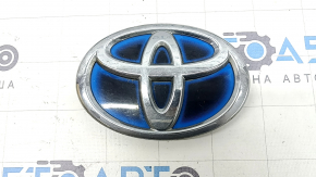 Емблема решітки радіатора grill Toyota Prius 30 10-15 пісок, поліз хром