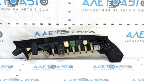 Боковушка 2-го ряда сидений левая Audi A4 B9 17-19 кожа бежевая