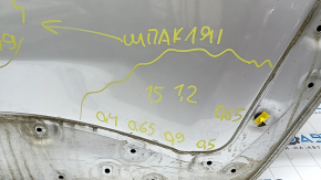 Надписи и маркировка на внутренней стороне задней двери Jeep Renegade 2015-2024