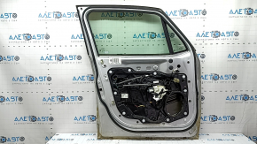 Дверь в сборе передняя левая Jeep Renegade 15-20 keyless, Trailhawk, серебро PSN, вмятина, потрескан уплотнитель