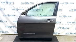 Дверь в сборе передняя левая Jeep Cherokee KL 14-23 keyless, графит PAU, тычки