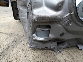 Задняя панель Jeep Compass 17-26 2 части, серебро , на кузове, примята