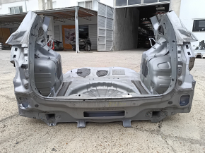 Задня панель Jeep Compass 17-26 2 частини, срібло, на кузові, прим'ята