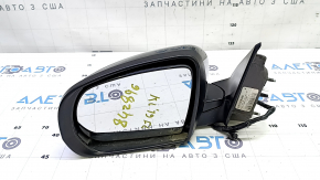 Дзеркало бічне ліве в зборі Jeep Cherokee KL 14-23 7+7 пінів, BSM, підігрів, підсвічування, поворотник, графіт