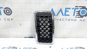 Елемент решітки радіатора grill Jeep Cherokee KL 19-23 2 рест, хром, зламане кріплення