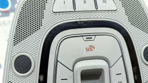 Плафон освещения передний Audi Q5 80A 18-20 под панораму, серый, царапины
