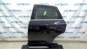 Двері в зборі задні ліві Audi Q5 80A 18-24 keyless, чорний LY9B, тички