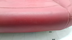 Подушка заднего ряда сидений 2 ряд Alfa Romeo Stelvio 18-21 кожа красная, вмятины, царапины, под чистку
