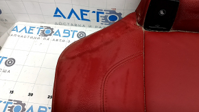 Подушка заднего ряда сидений 2 ряд Alfa Romeo Stelvio 18-21 кожа красная, вмятины, царапины, под чистку