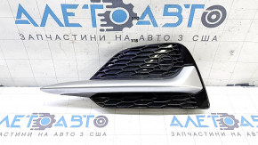 Решітка переднього бампера ліва Nissan Rogue Sport 20-22 з молдингом, SL