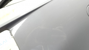 Бампер передний голый Volkswagen ID.4 21-23 с рамой, серый LA7C, крашен, царапина, сколы, отверстия от саморезов