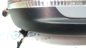 Зеркало боковое правое в сборе Volkswagen ID.4 21-23 12+2 пина, поворотник, подсветка, подогрев, BSM, серый LA7C, царапины