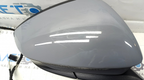 Зеркало боковое правое в сборе Volkswagen ID.4 21-23 12+2 пина, поворотник, подсветка, подогрев, BSM, серый LA7C, царапины