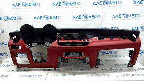 Торпедо передня панель з AIRBAG Alfa Romeo Stelvio 20-21 чорна з червоним, подряпини, під чищення