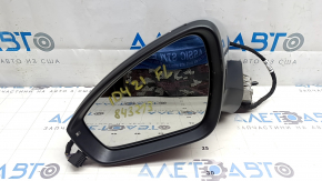 Дзеркало бічне ліве у зборі Volkswagen ID.4 21-22 12+2 піна, поворотник, підсвічування, підігрів, BSM, сірий LA7C, подряпини