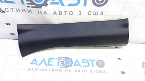 Накладка порога ззаду ліва Nissan Rogue Sport 17-22 чорна, подряпини
