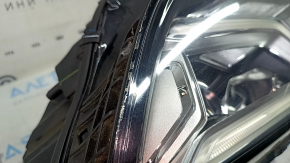 Фара передняя левая в сборе Audi Q5 80A 18-20 LED, трещины на стекле