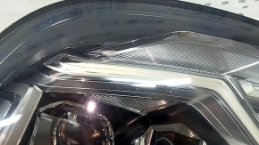 Фара передняя левая в сборе Audi Q5 80A 18-20 LED, трещины на стекле