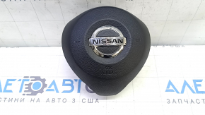 Подушка безопасности airbag в руль водительская Nissan Rogue Sport 20-22 черная, царапины