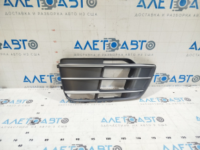 Решітка переднього бампера ліва Audi Q5 80A 18-20 без радара з хромом, S-Line