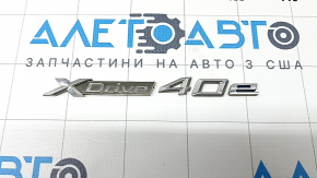 Xdrive 40e двері емблема напис передня права BMW X5 F15 16-18 plug-in