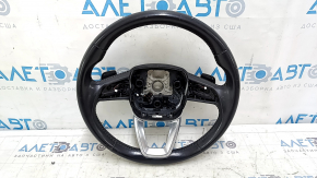 Кермо голе Audi Q5 80A 18-20 шкіра, чорний, з підігрівом, без кнопок, подряпини, плями фарби