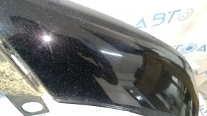 Губа переднего бампера Audi Q5 80A 18-20 черная, песок, царапины