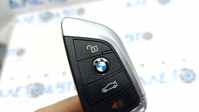 Ключ smart BMW X5 F15 14-18 4 кнопки, тип 2, тычки, потерт, полез хром