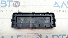 Вставка в накладку центральной консоли верхнюю задняя Volkswagen ID.4 21-23 черная