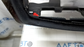 Торпедо передняя панель с AIRBAG BMW X5 F15 14-18 кожа черная Dakota, под проекцию, надломано крепление, сломаны крепления, царапины, вмятины, под чистку