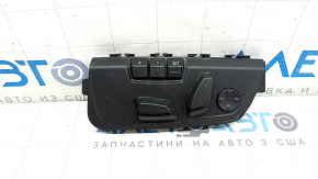 Управління сидінням водія BMW X5 F15 14-18 чорне під пам'ять і поперековий підпір