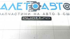 Эмблема надпись QUATTRO двери багажника Audi Q8 19-26