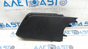 Накладка задньої стійки ліва в зборі Audi Q8 19-26 чорна під ремінь, 2 частини