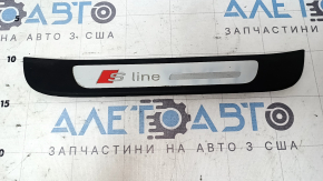 Накладка порога зовнішня задня права Audi A6 C7 12-18 S-line подряпини