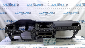 Торпедо передняя панель с AIRBAG VW Jetta 19-26 черная, сломано крепление